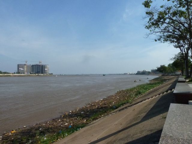 Hier mündet der «Tonle Sap» in den «Mekong».